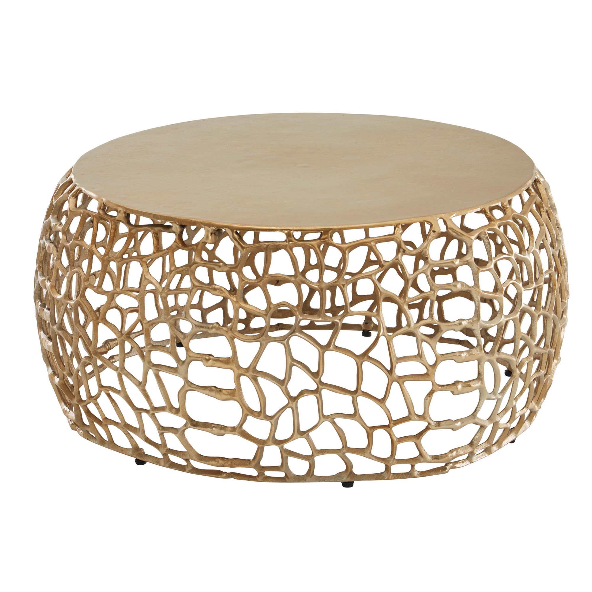 Couchtisch Brekke Gold Ø 66 × H 30 cm