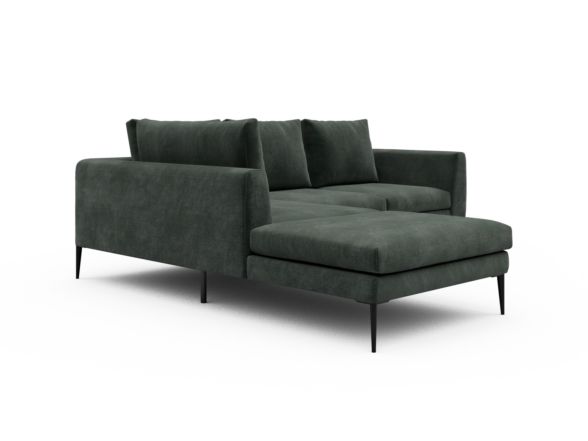 Skandi Home Ecksofa Paul Relax-Ecke links mit 2-Sitzer Smooth-Laurel-Green moebelfaktor