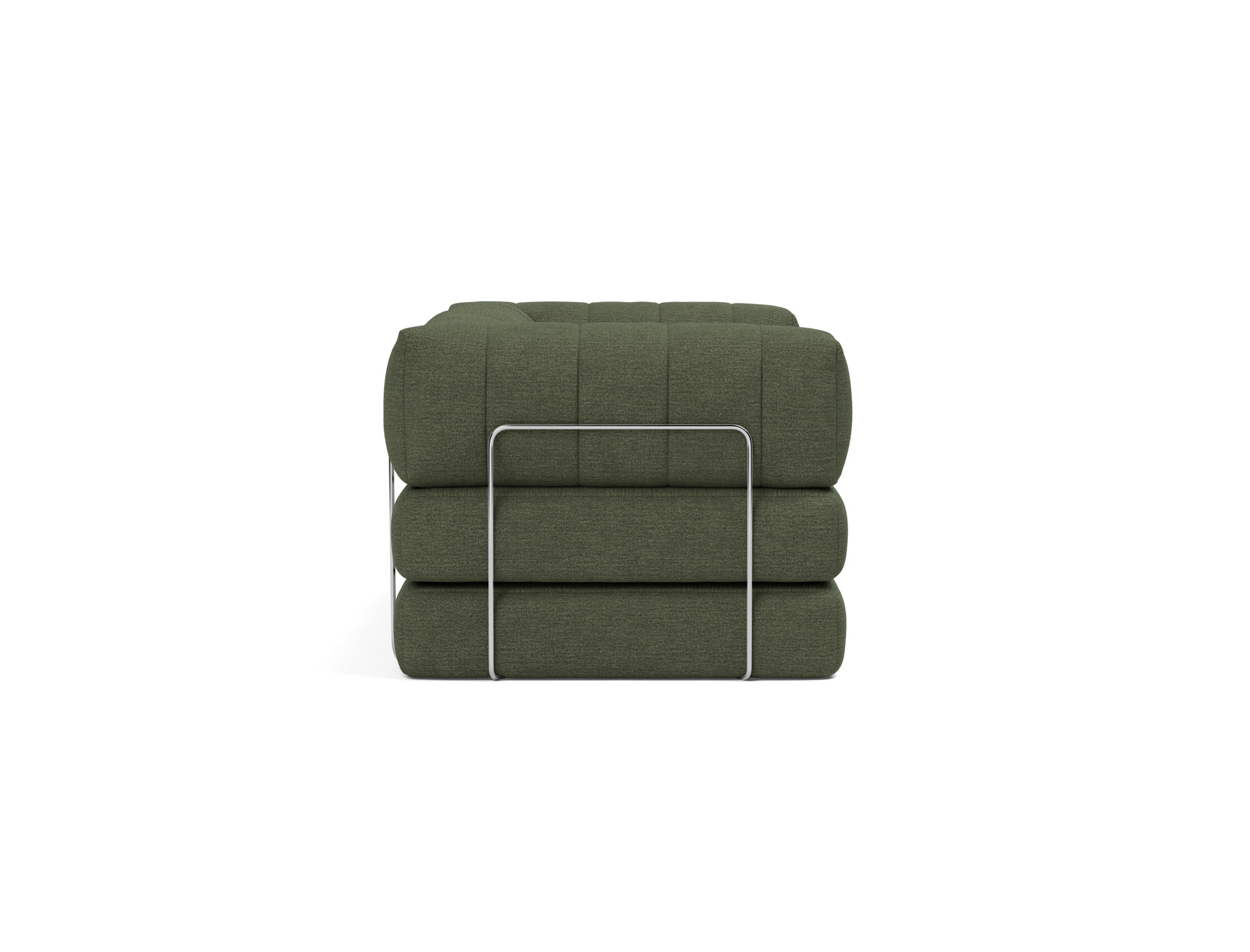 Schlafsofa CozyPad mit Armlehnen Strukturierter Stoff Taura 353-Forest