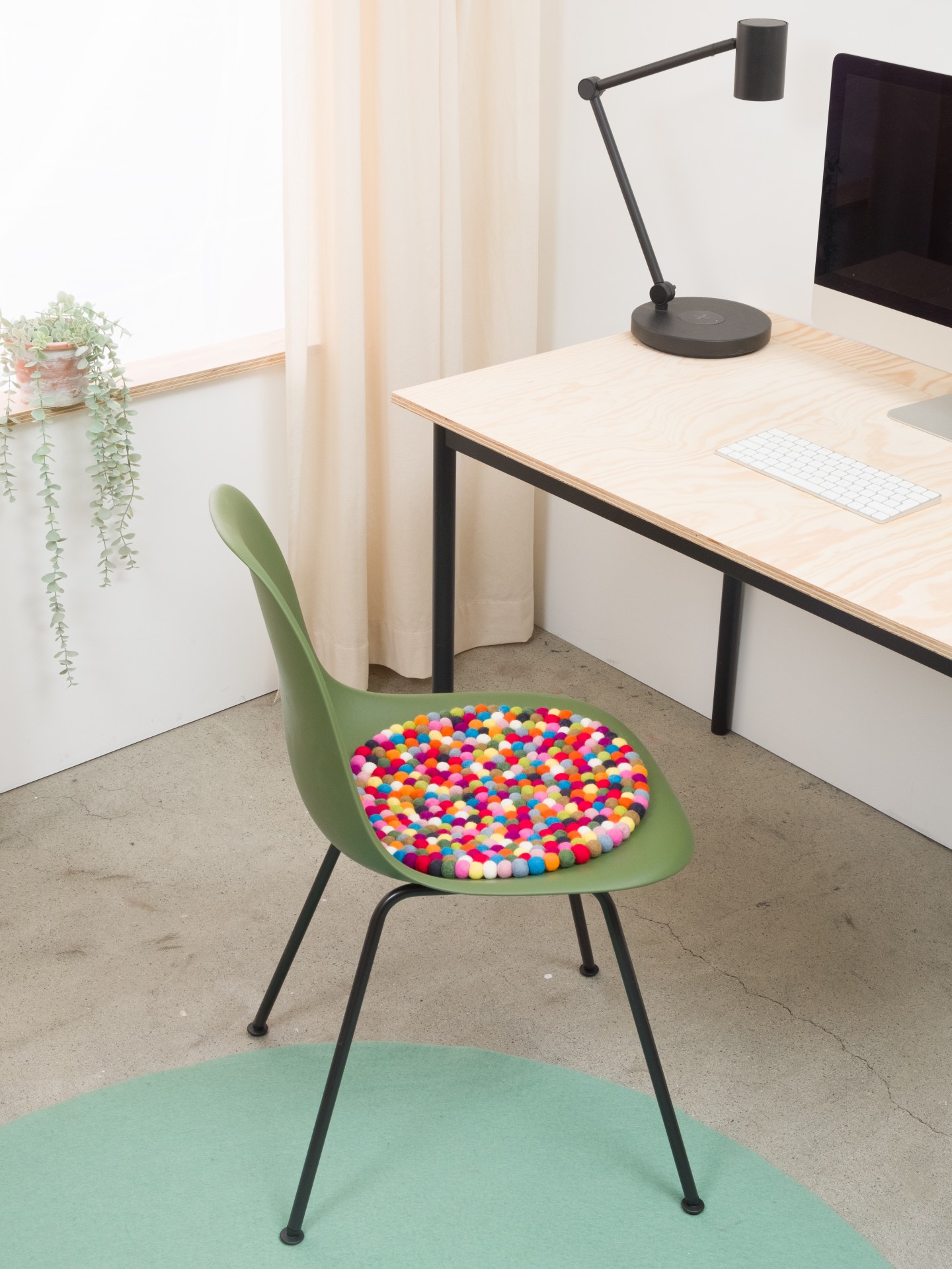 myfelt Lotte - Filzkugel Sitzauflage rund