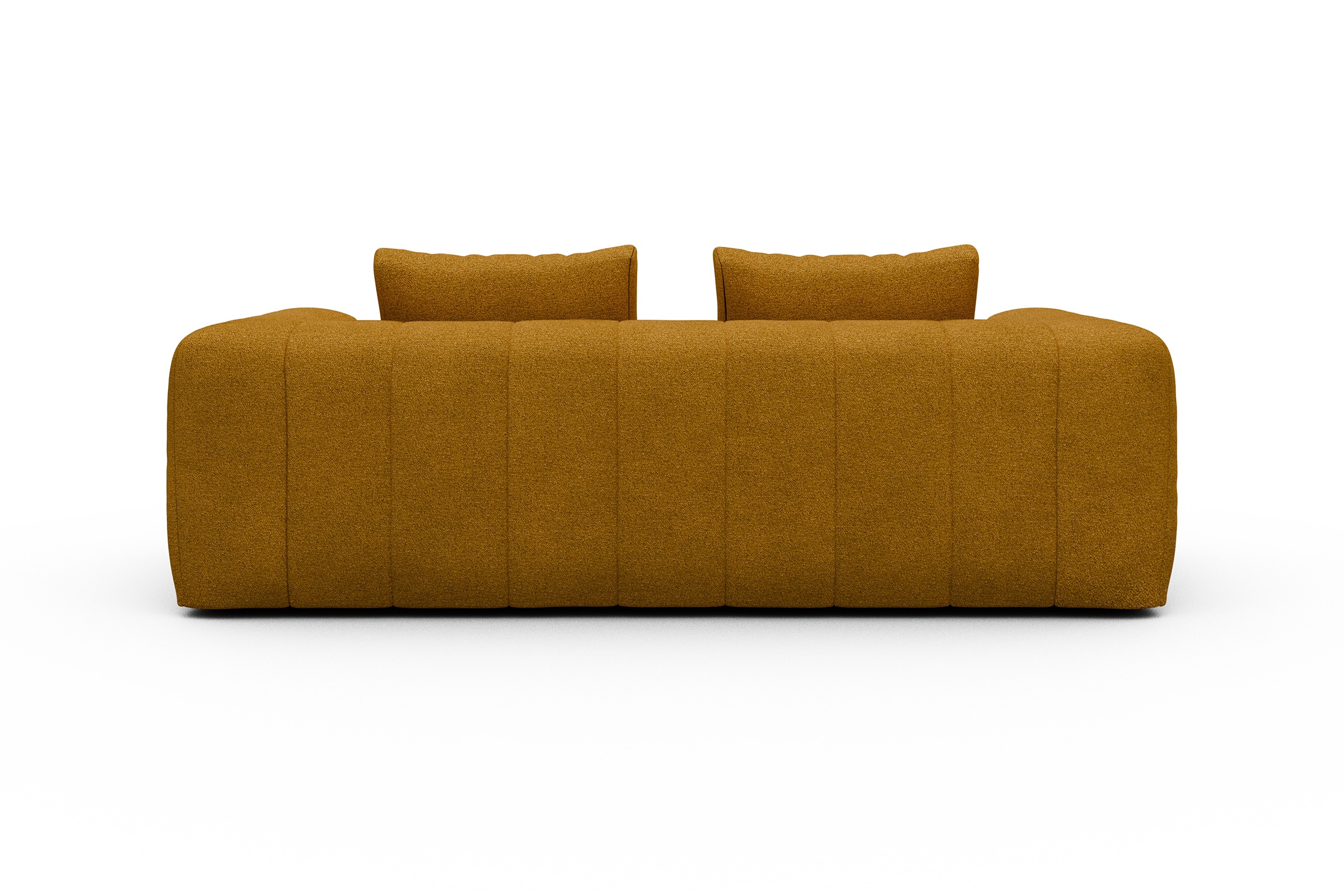 Sofa Hugo 3-Sitzer Boucle-Ochre