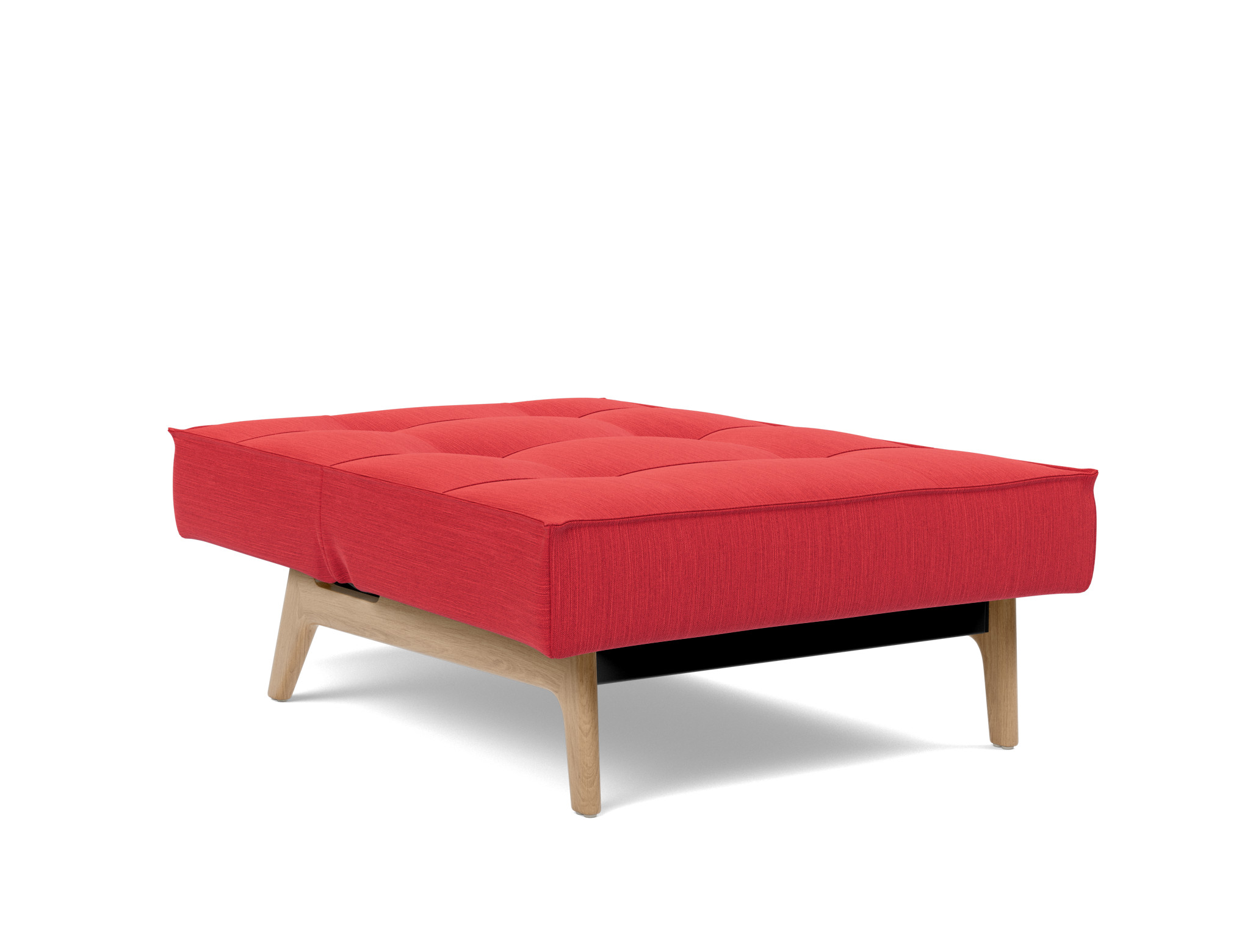 Sessel Splitback Flachgewebe Elegance 511-Red Beine Eiche