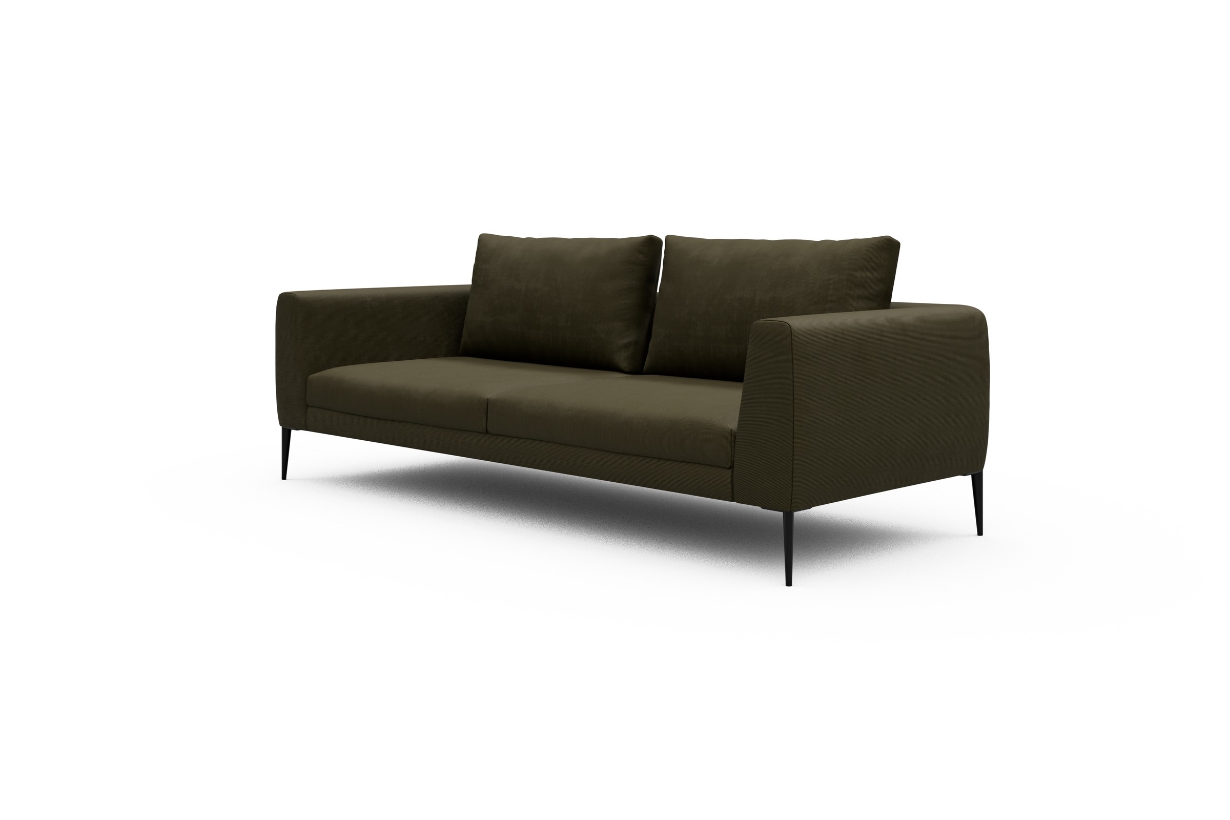 Sofa Paul 3-Sitzer Cordufine-Pine-Green
