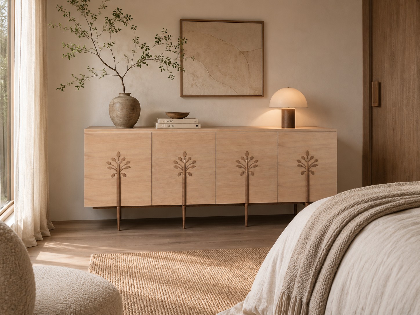 Livin Hill Sideboard Stilig Helles Naturholz