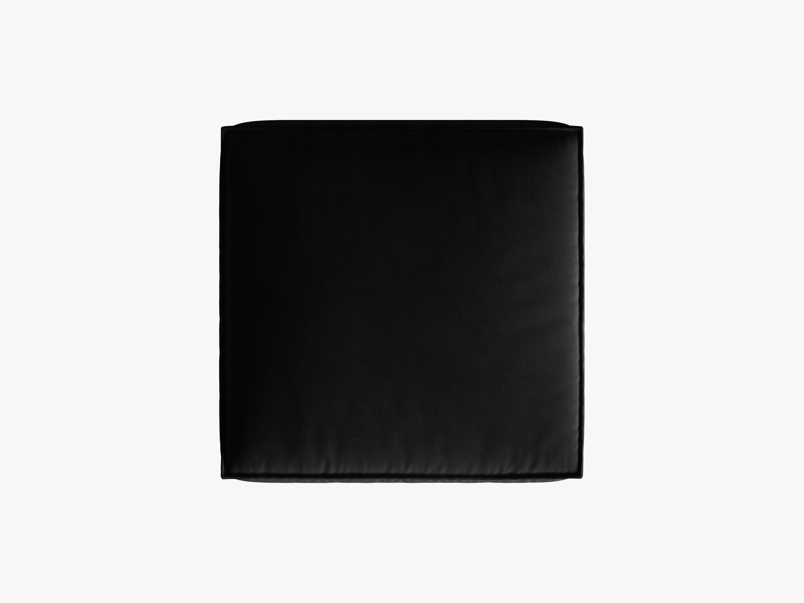 Micadoni Hocker Nuria 1-Sitzer Samt Schwarz