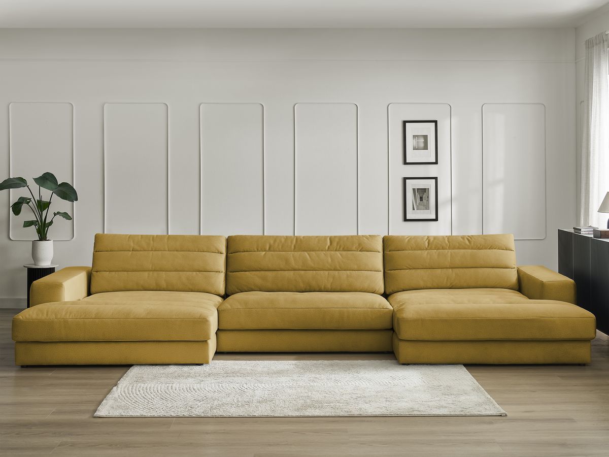 Bobochic Sierra Wohnlandschaft Samt Gelb