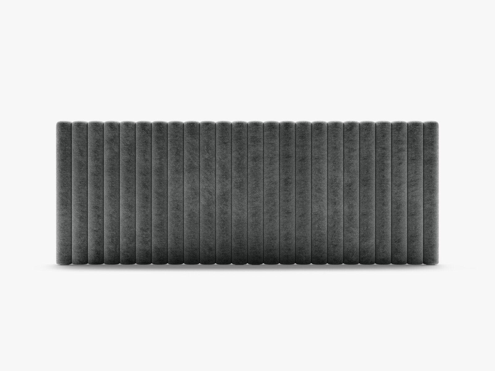Micadoni Mistero Polster-Kopfteil Chenille Perfect Harmony Dunkelgrau 240x95