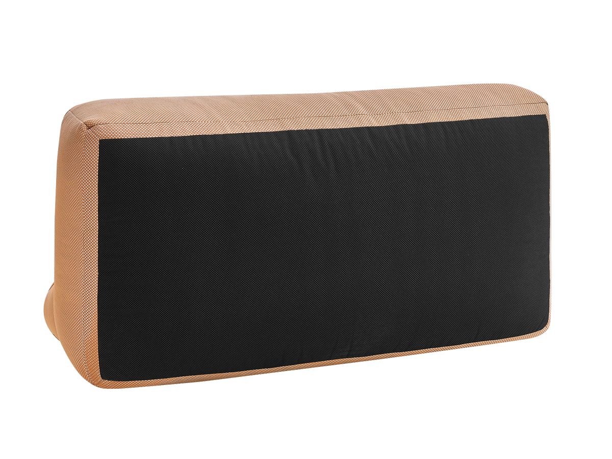 Bobochic Riviera Gartensofa 4-Sitzer Melange-Stoff Orange
