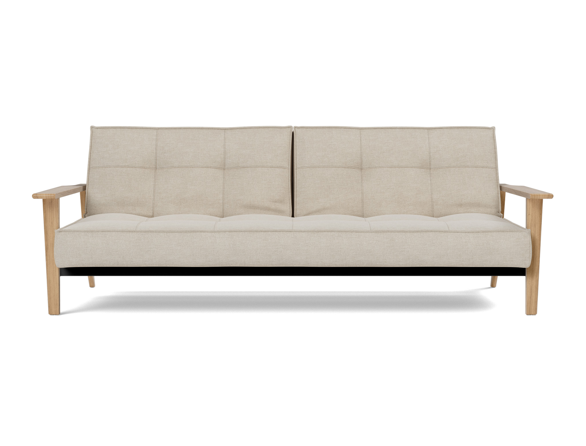 Schlafsofa Splitback Frej Flachgewebe Phobos 586-Latte
