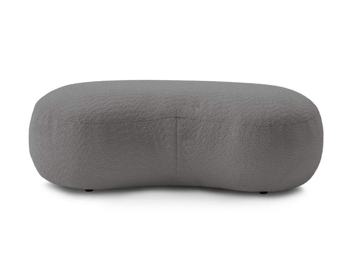Bobochic Saint-germain Pouf Bouclé-Stoff Hellgrau