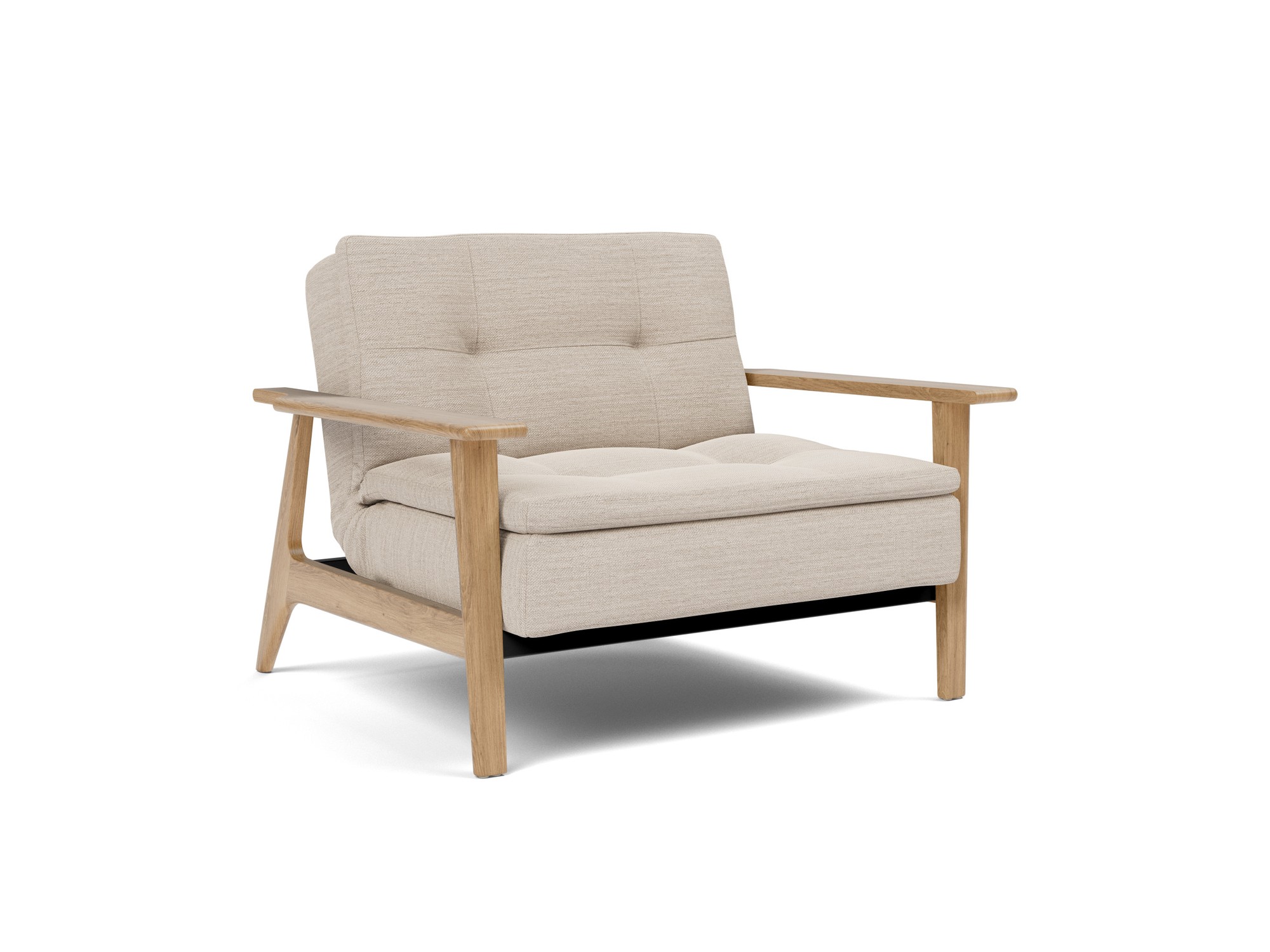 Sessel Dublexo Frej Webstoff Blida 612-Sand-Grey