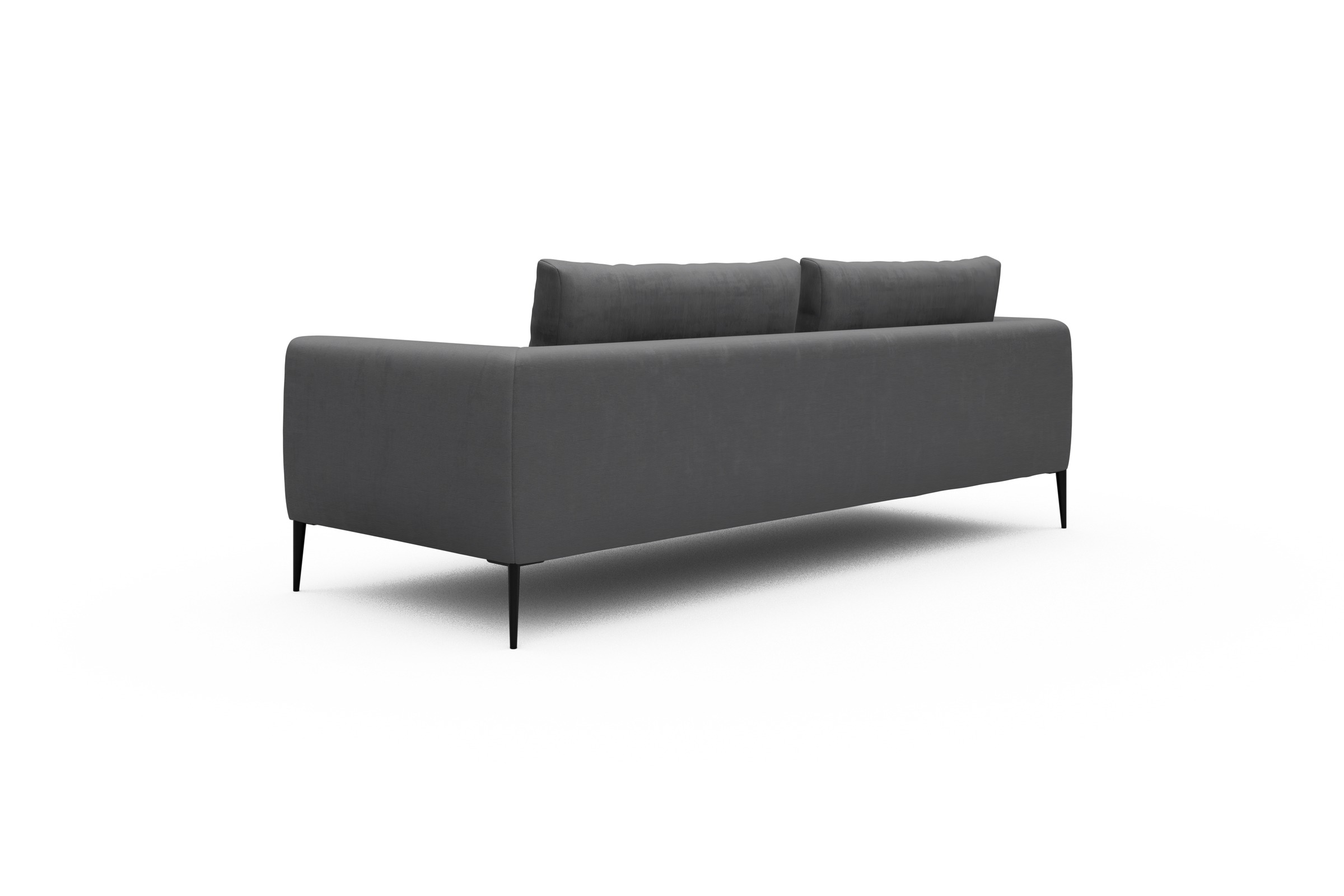 Sofa Paul 3-Sitzer Cordufine-Grey