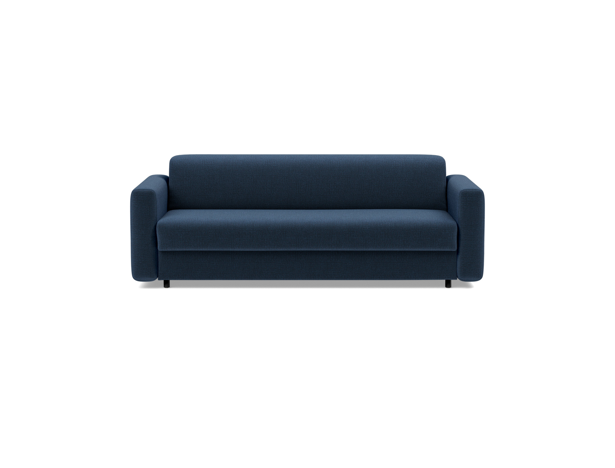Schlafsofa Killian mit Memory-Matratze 160 Chenille Esina 414-Indigo-Blue