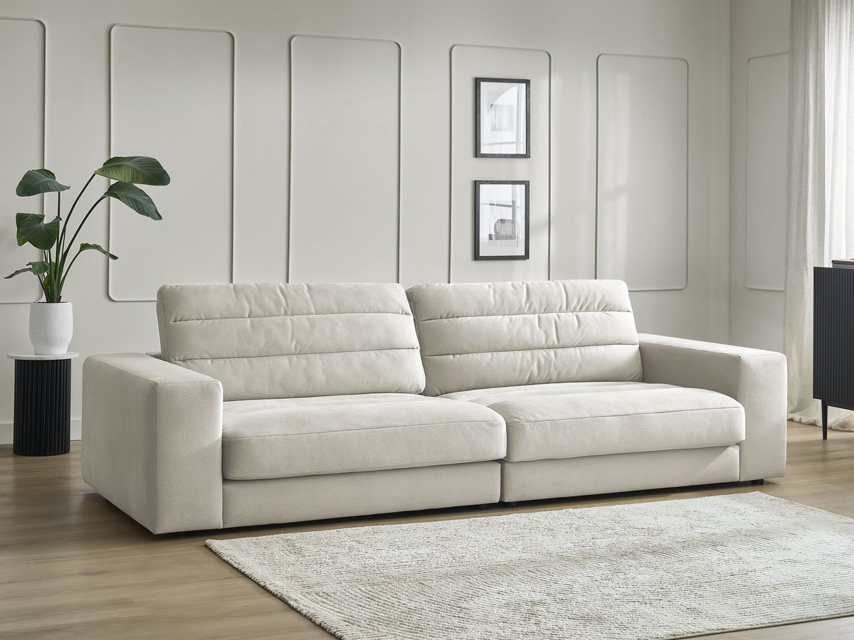 Bobochic Sierra Sofa 3-Sitzer Samt Beige