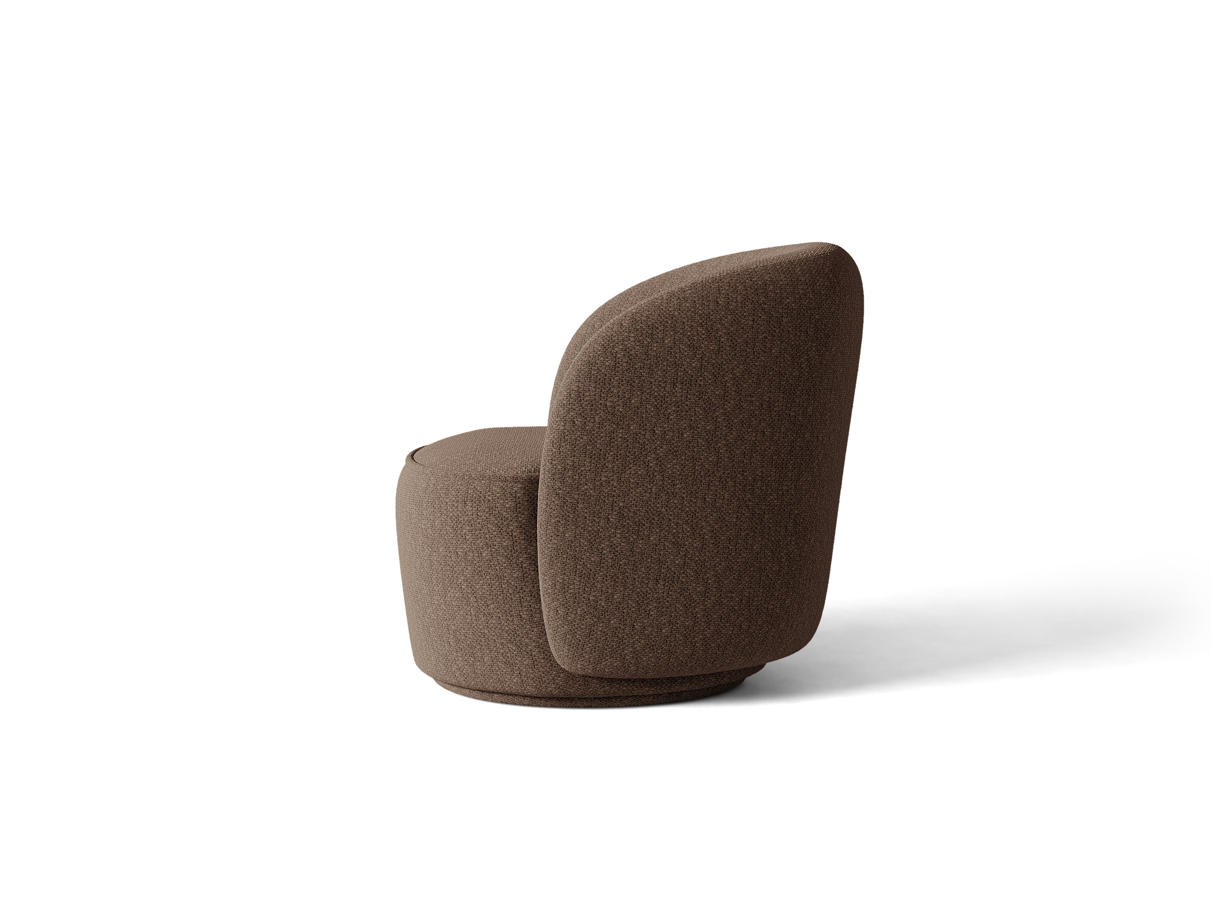 Micadoni Jonas Drehbarer Sessel Chenille Cover Me Graubraun
