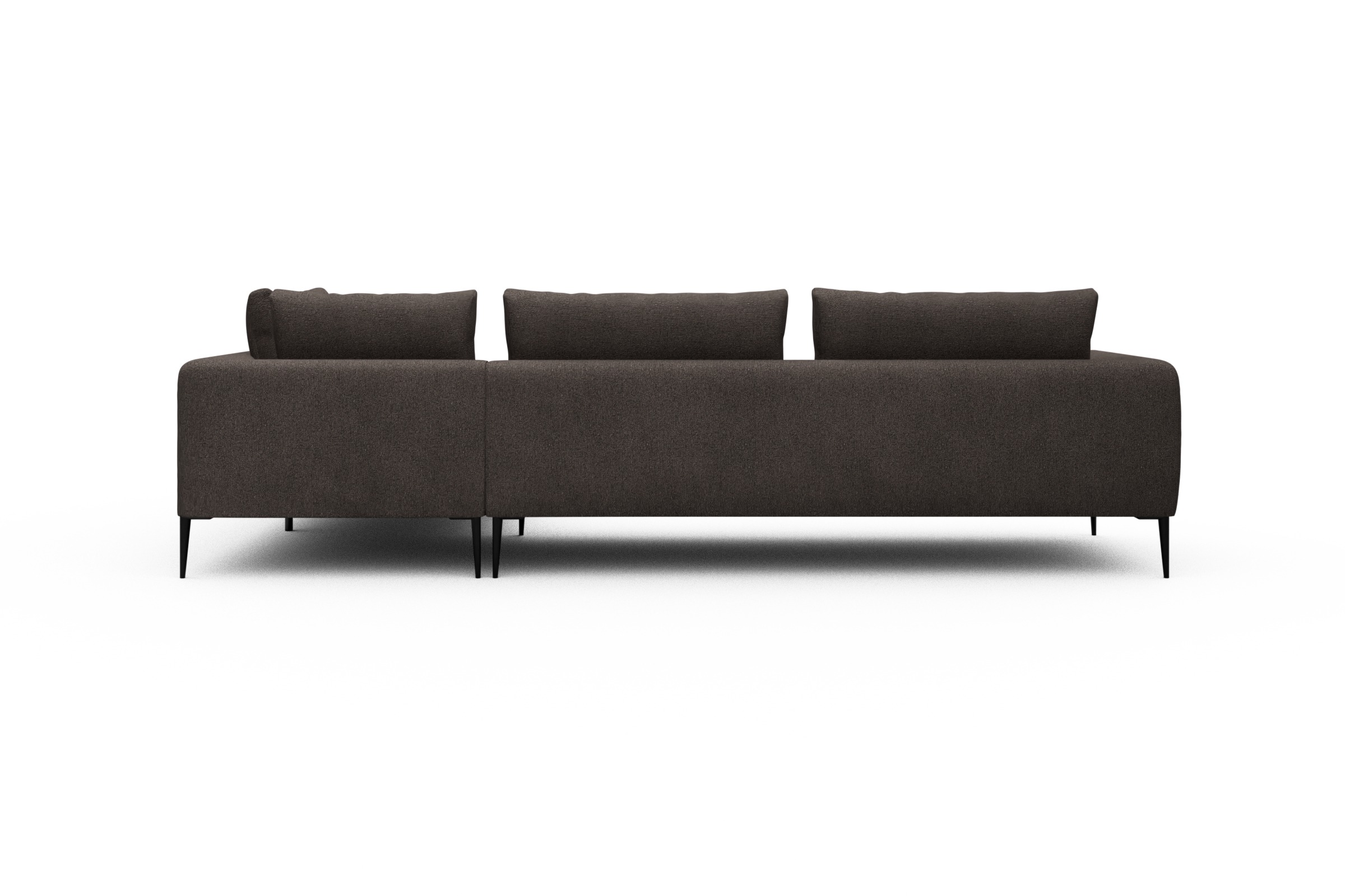 Ecksofa Paul Relax-Ecke links mit 3-Sitzer Boucle-Taupe
