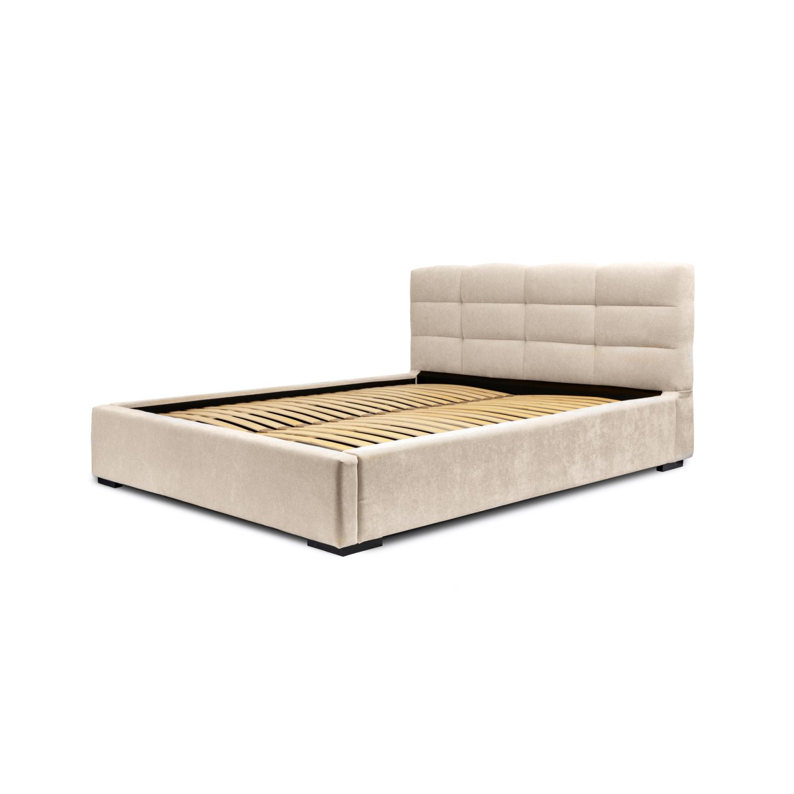 Polsterbett Navo Chenille 140x200 mit Metallrahmen Ditra-New 20