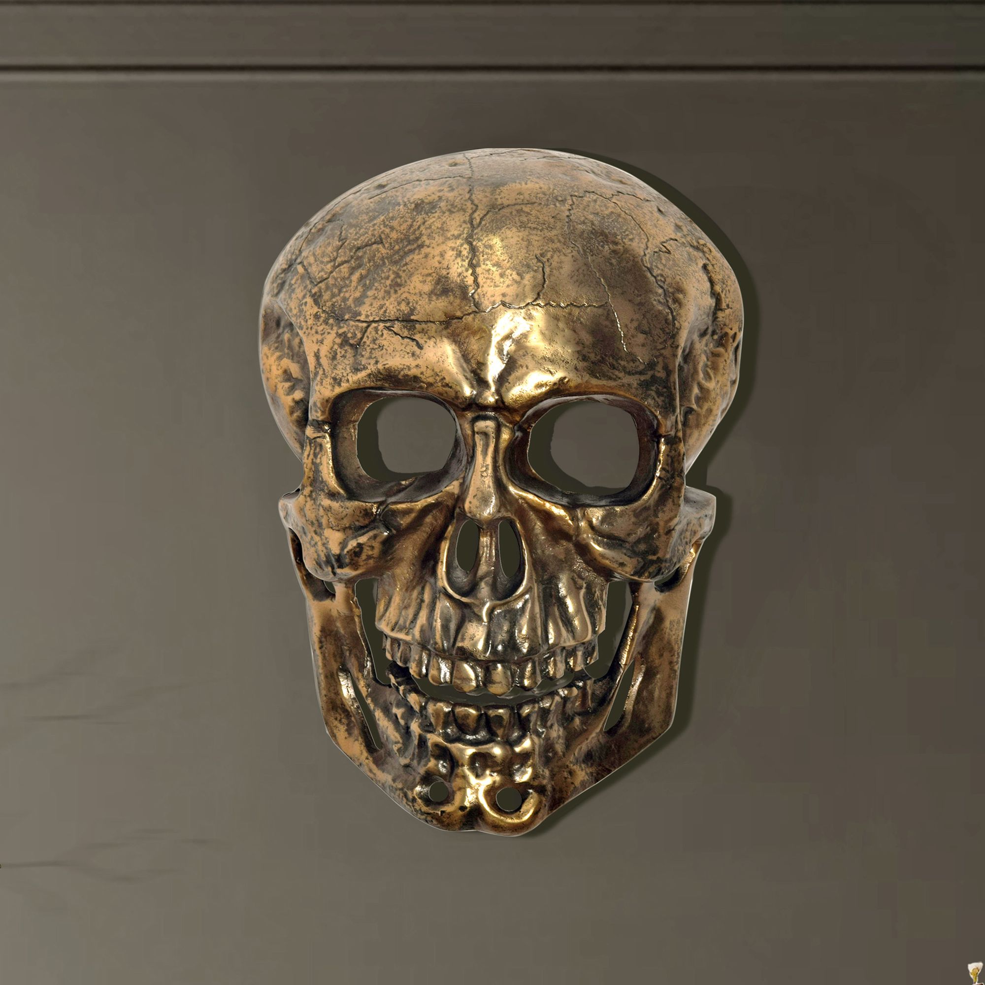 Wandobjekt Ibestad Aluminium Gold 30 × 15,5 × 41 cm