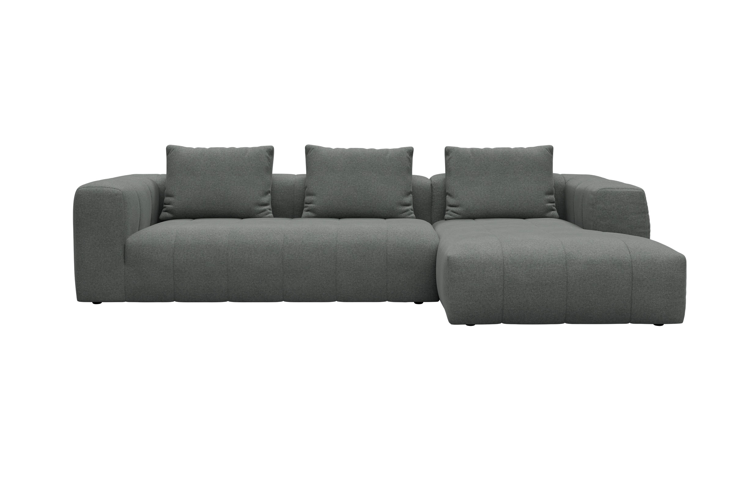 Hugo 2,5-Sitzer Armlehne links mit Chaiselongue Satya-Steel moebelfaktor