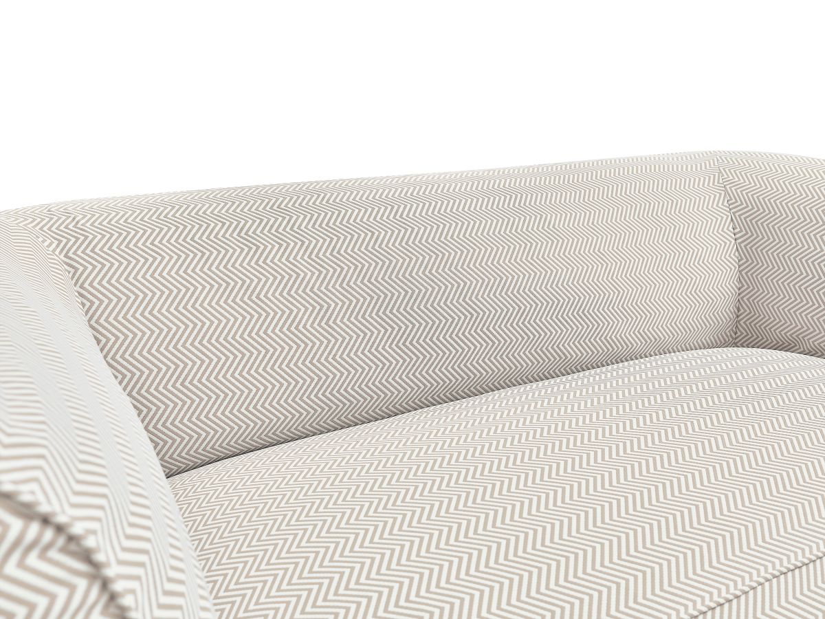 Bobochic Nour Gartensofa 3-Sitzer Stoff Beige