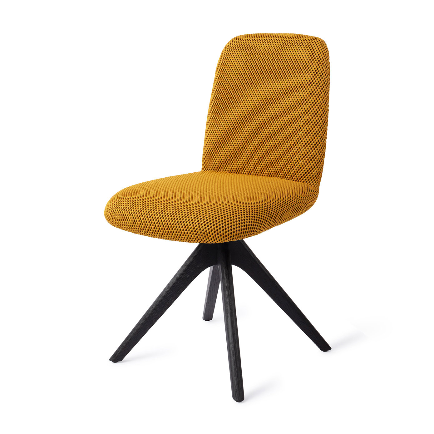 Jesper Home Esszimmerstuhl Taiwa Groovy Garam Revolve Eiche Schwarz