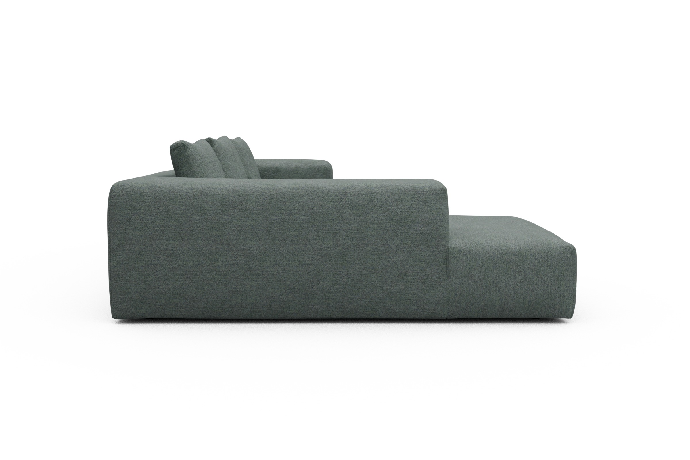 Ecksofa Fred Relax-Ecke links mit 2,5-Sitzer Carreno-Ice-Blue