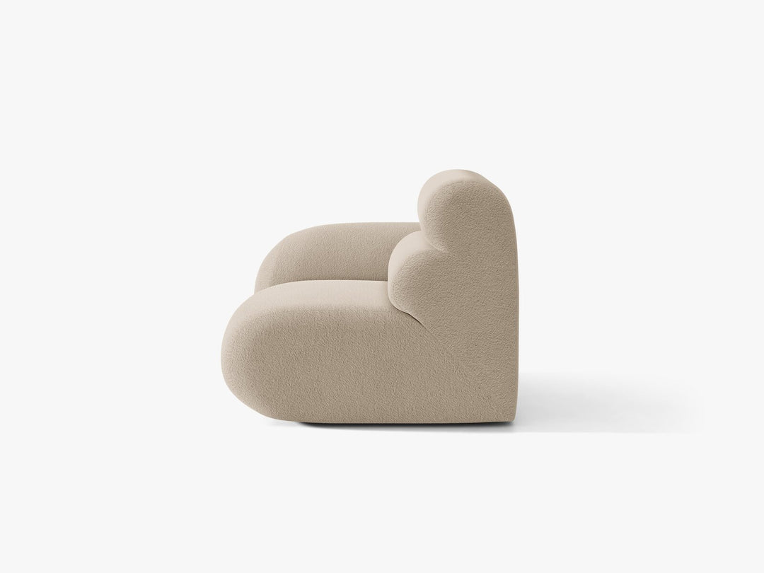 Micadoni Neo Sofamodul Links Boucle Baloo Beige