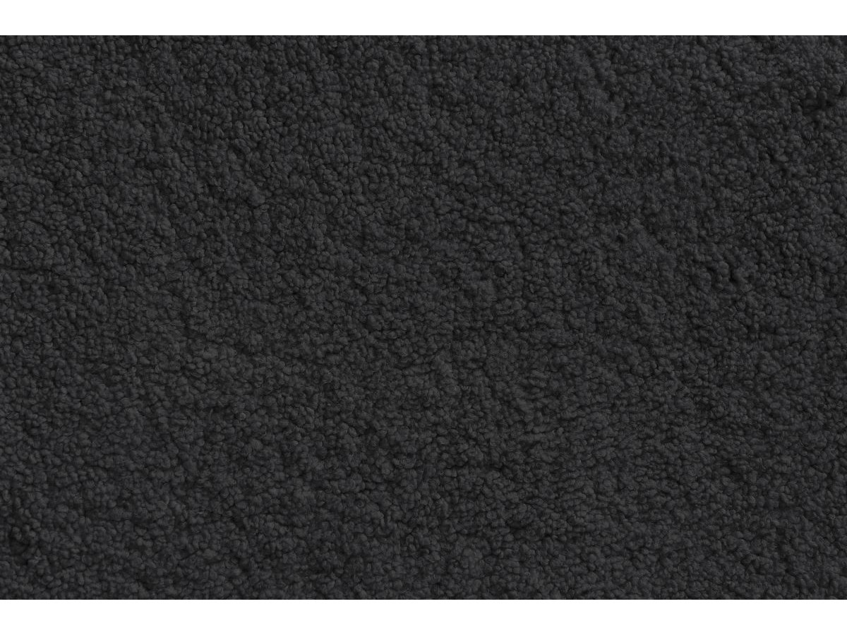 Bobochic Meribel Pouf Bouclé-Stoff Schwarz