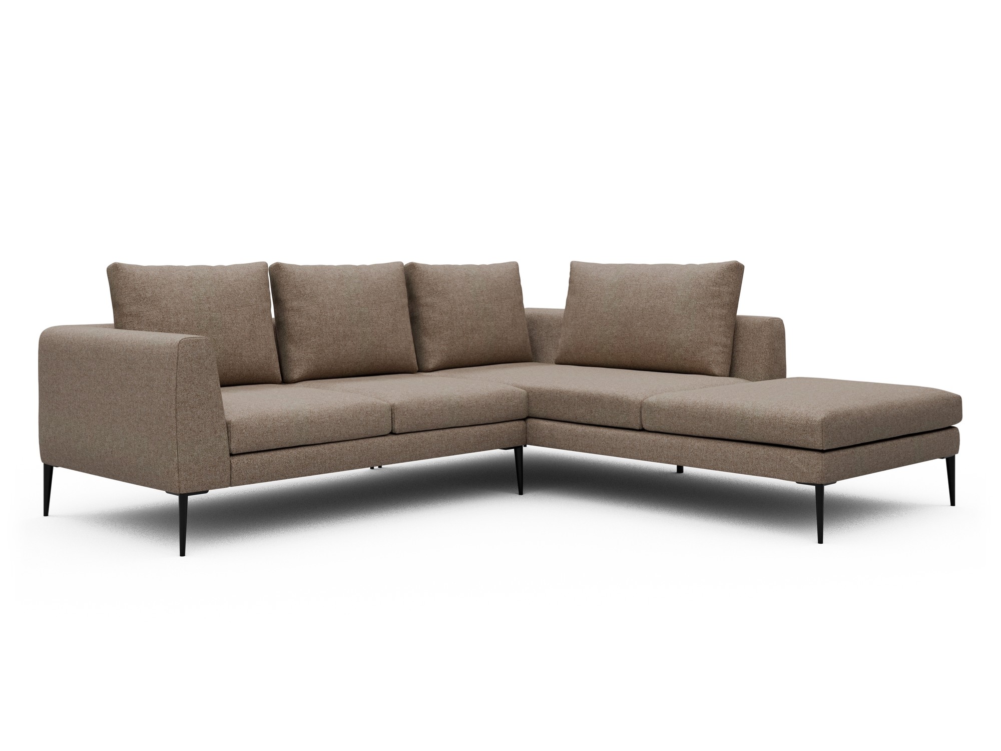 Skandi Home Ecksofa Paul Relax-Ecke rechts mit 2-Sitzer Sama-Antelope moebelfaktor