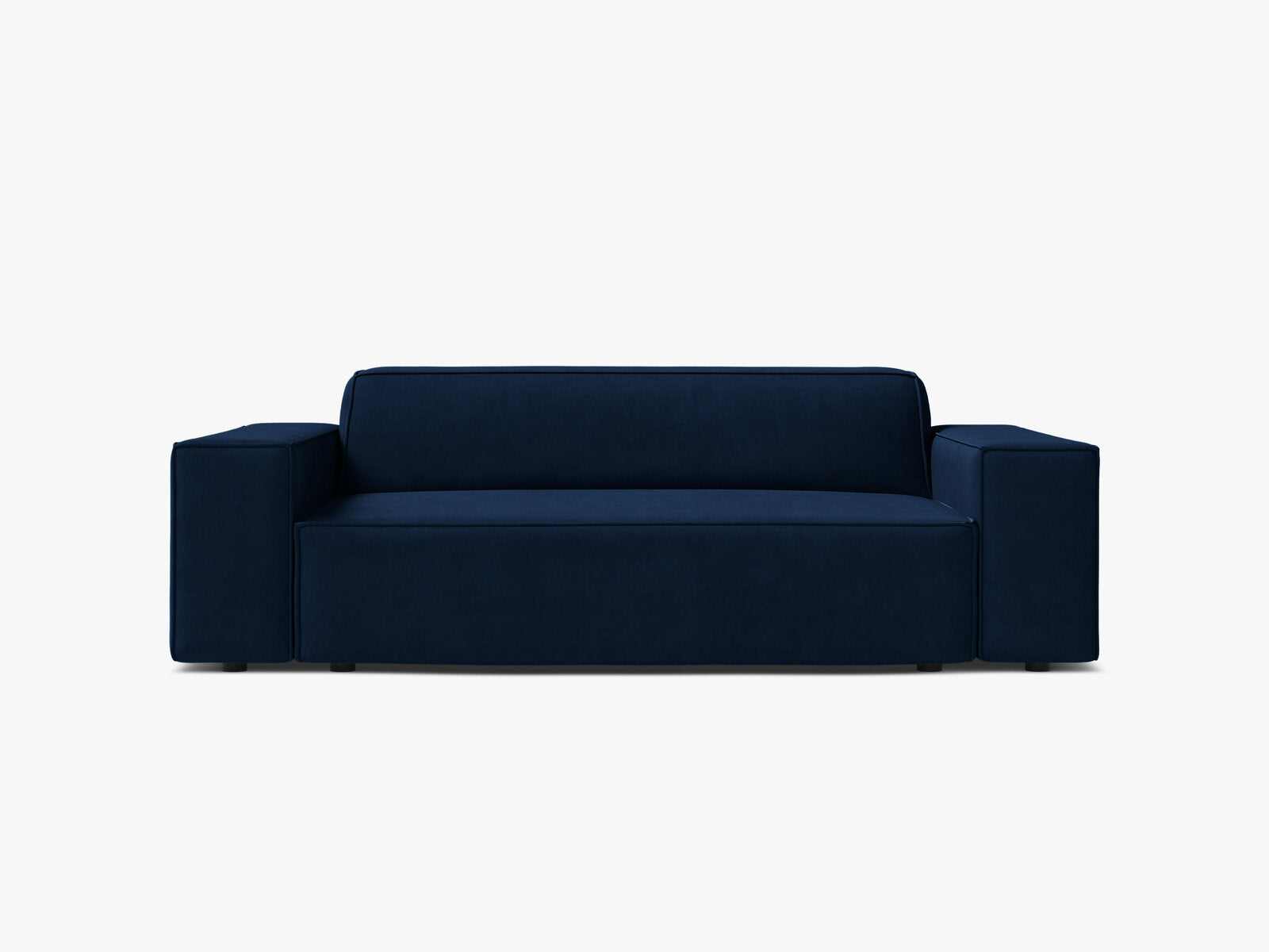 Micadoni Jodie Sofa 2-Sitzer Samt Bluvel Königsblau