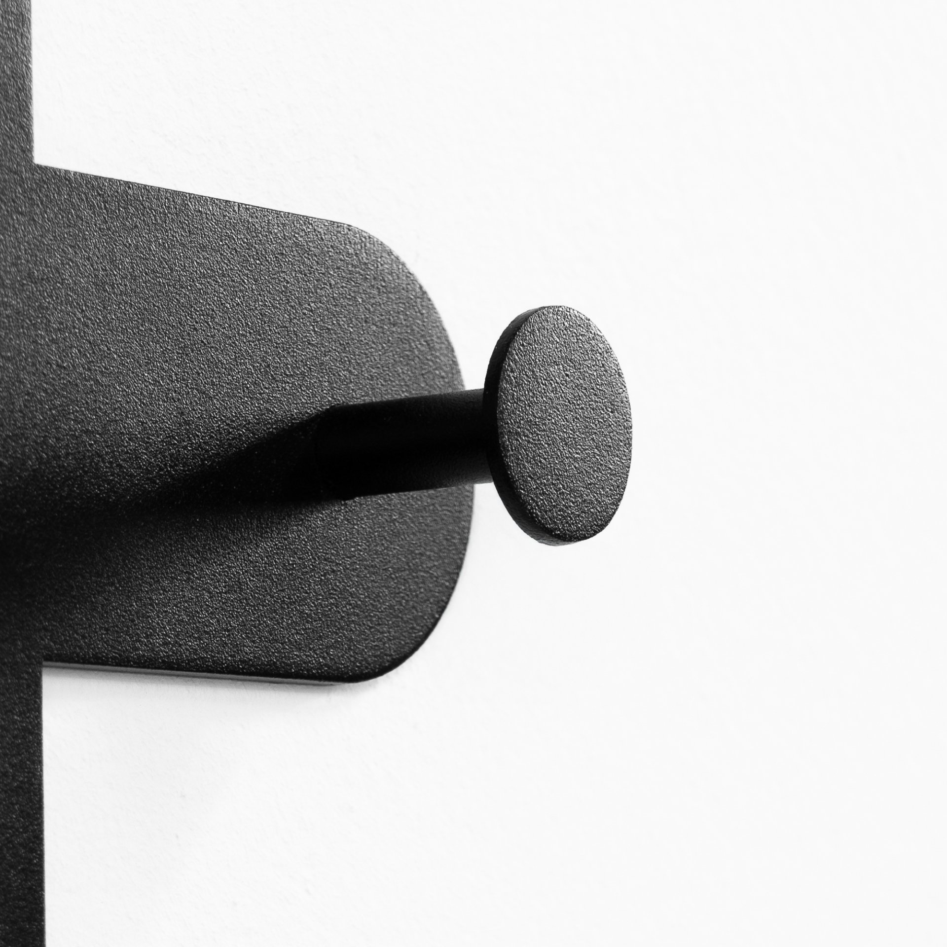 Spinder Design Drei Wandhaken Frondo Schwarz