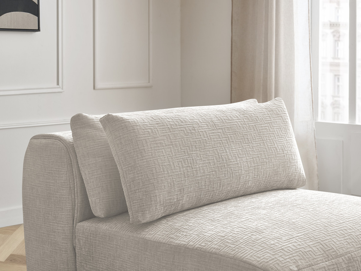Bobochic Jana Sofamodul 1-Sitzer Strukturstoff Beige