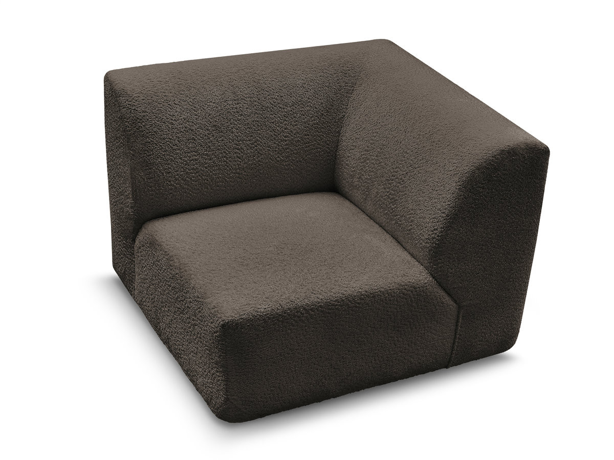 Bobochic Anda Sofa 1-Sitzer Chenille Braun