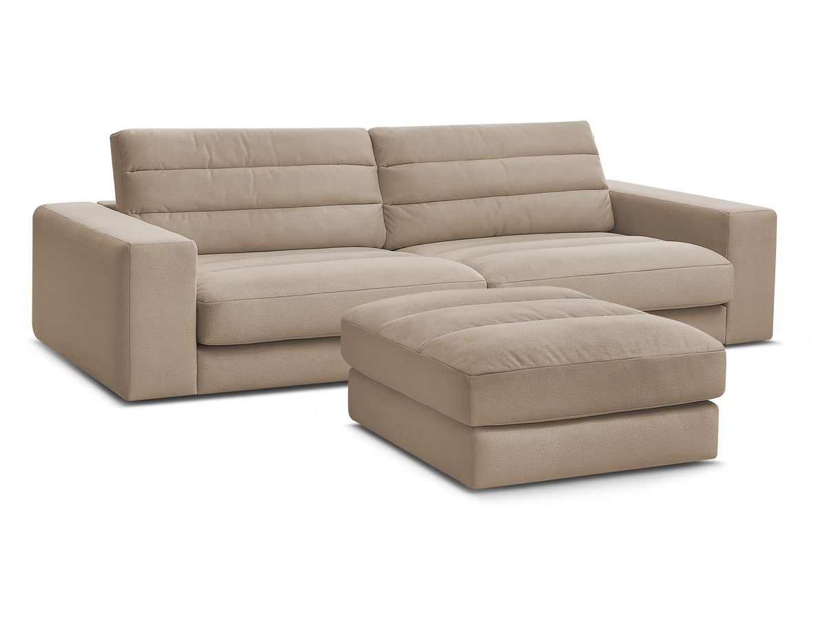 Bobochic Sierra Sofa 4-Sitzer mit Pouf