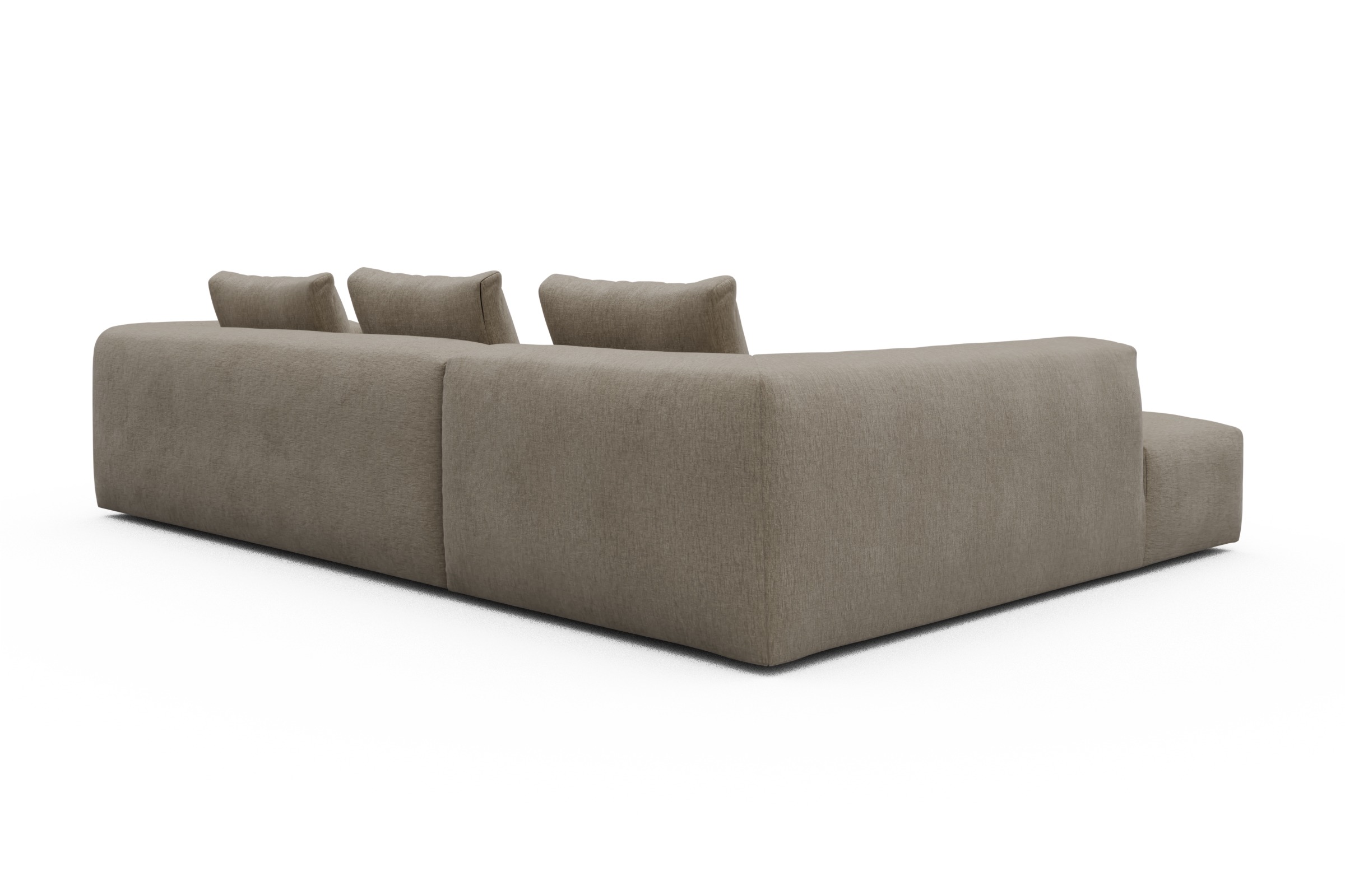 Ecksofa Fred Relax-Ecke links mit 2,5-Sitzer Smooth-Belge