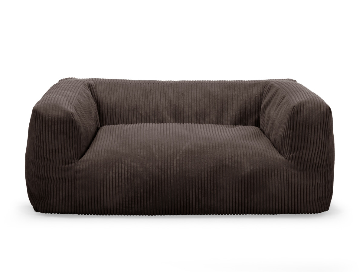 Bobochic Salto Hundekorb Cordsamt Braun, Größe M (80 cm)