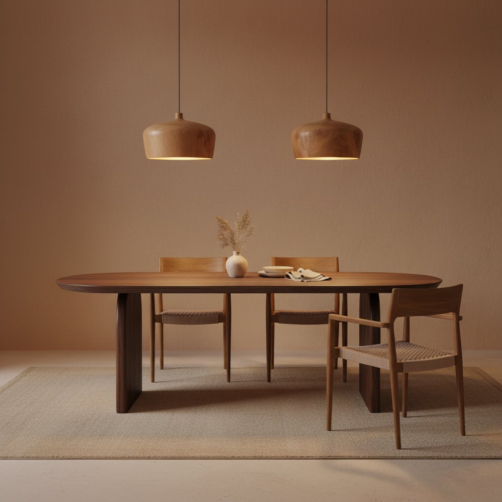 Raw Materials Pendelleuchte Sirocco Dome Teak