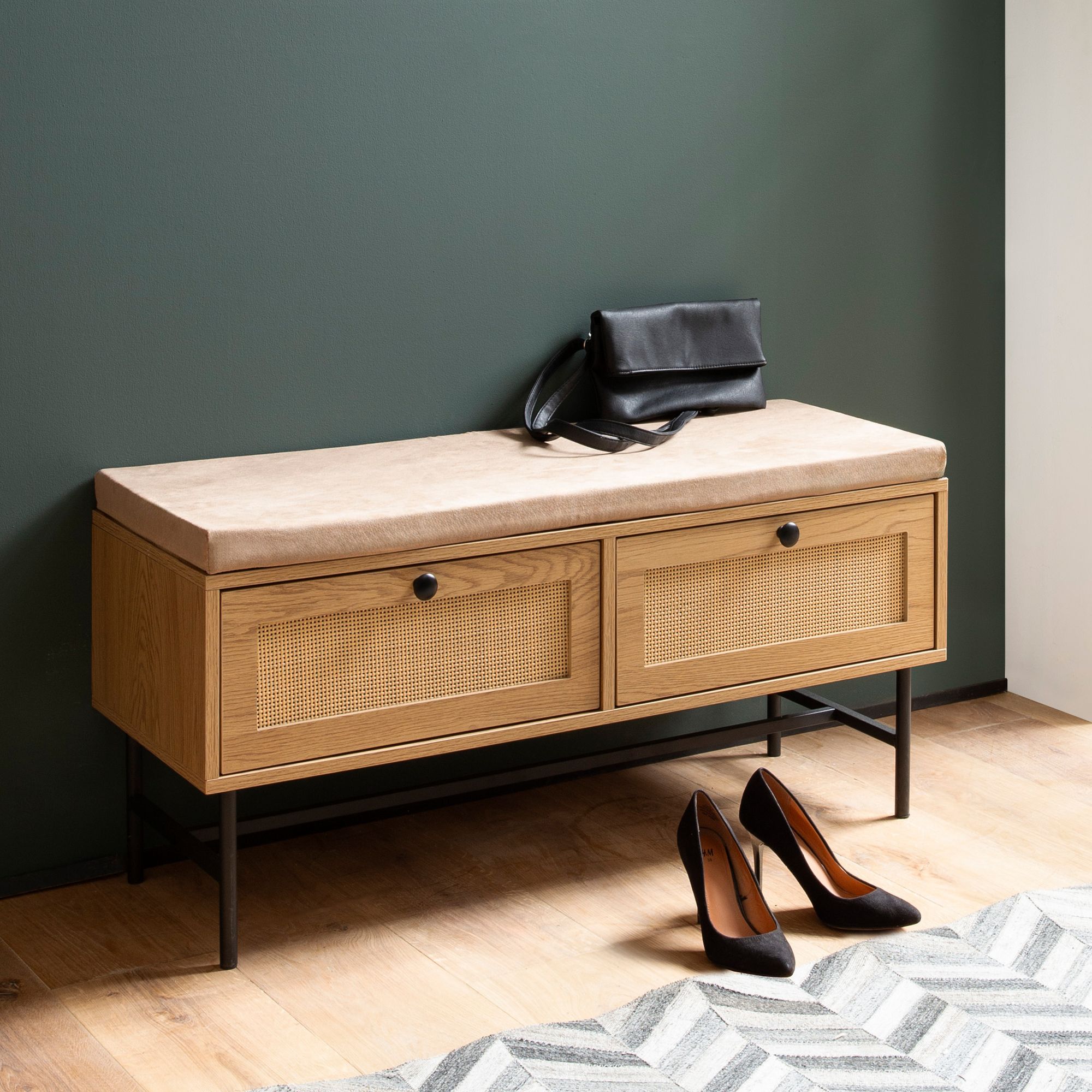 Schuhbank Finnsnes Braun 100 × 38 × 48 cm