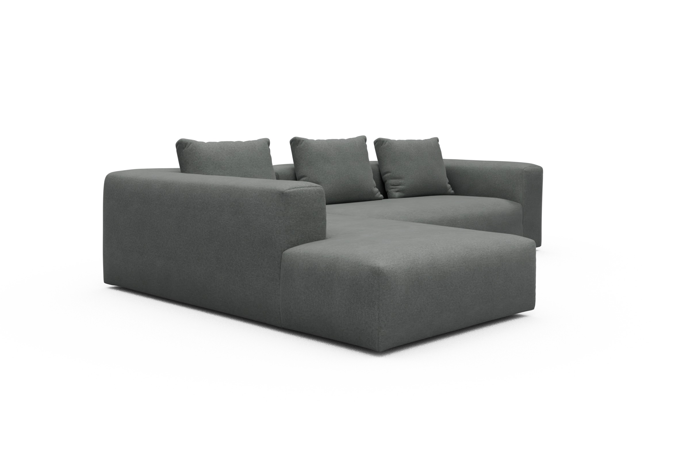 Ecksofa Fred Relax-Ecke links mit 2,5-Sitzer Satya-Steel