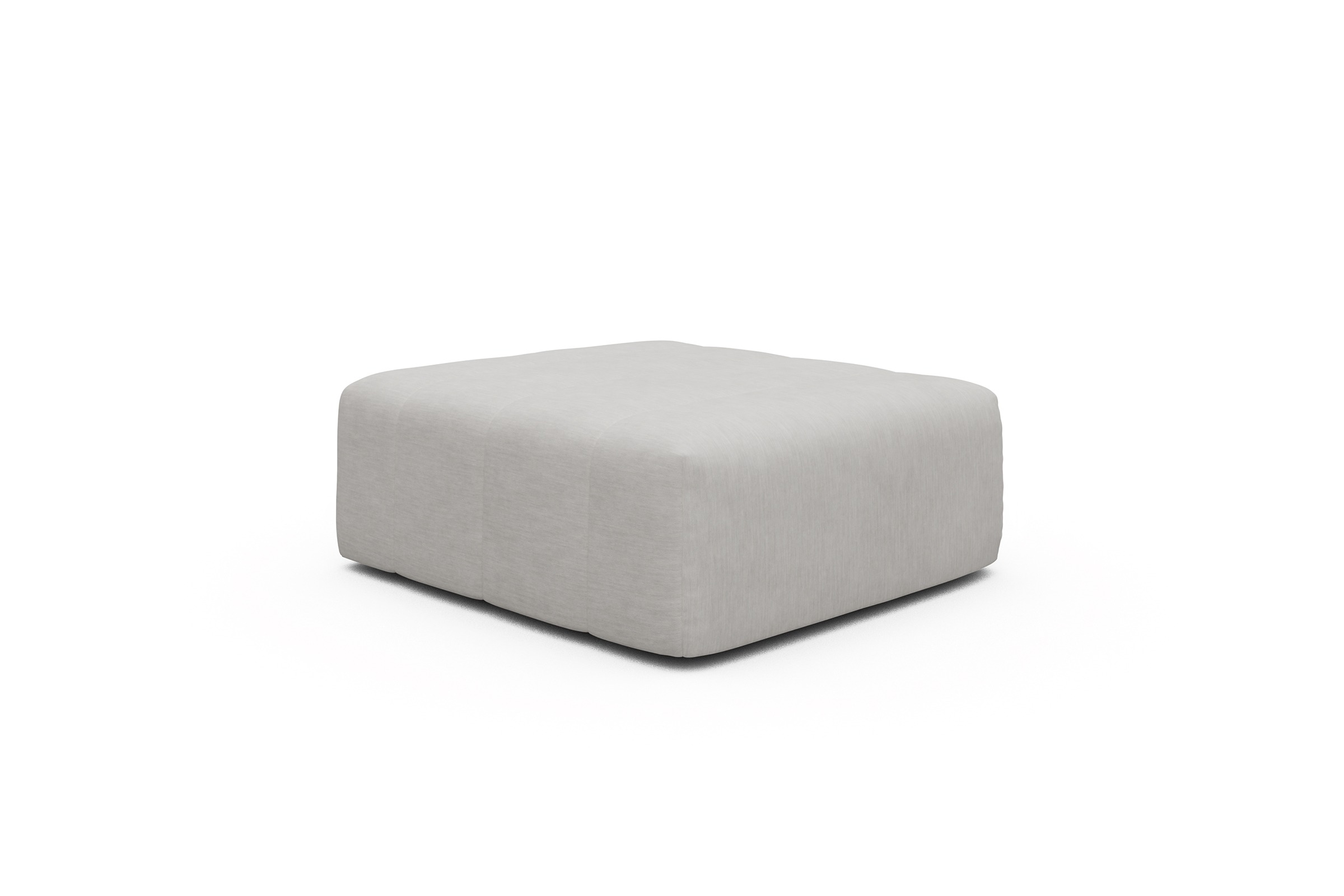 Sitzhocker Hugo Ottomane Vivus-Dusty-Off-White
