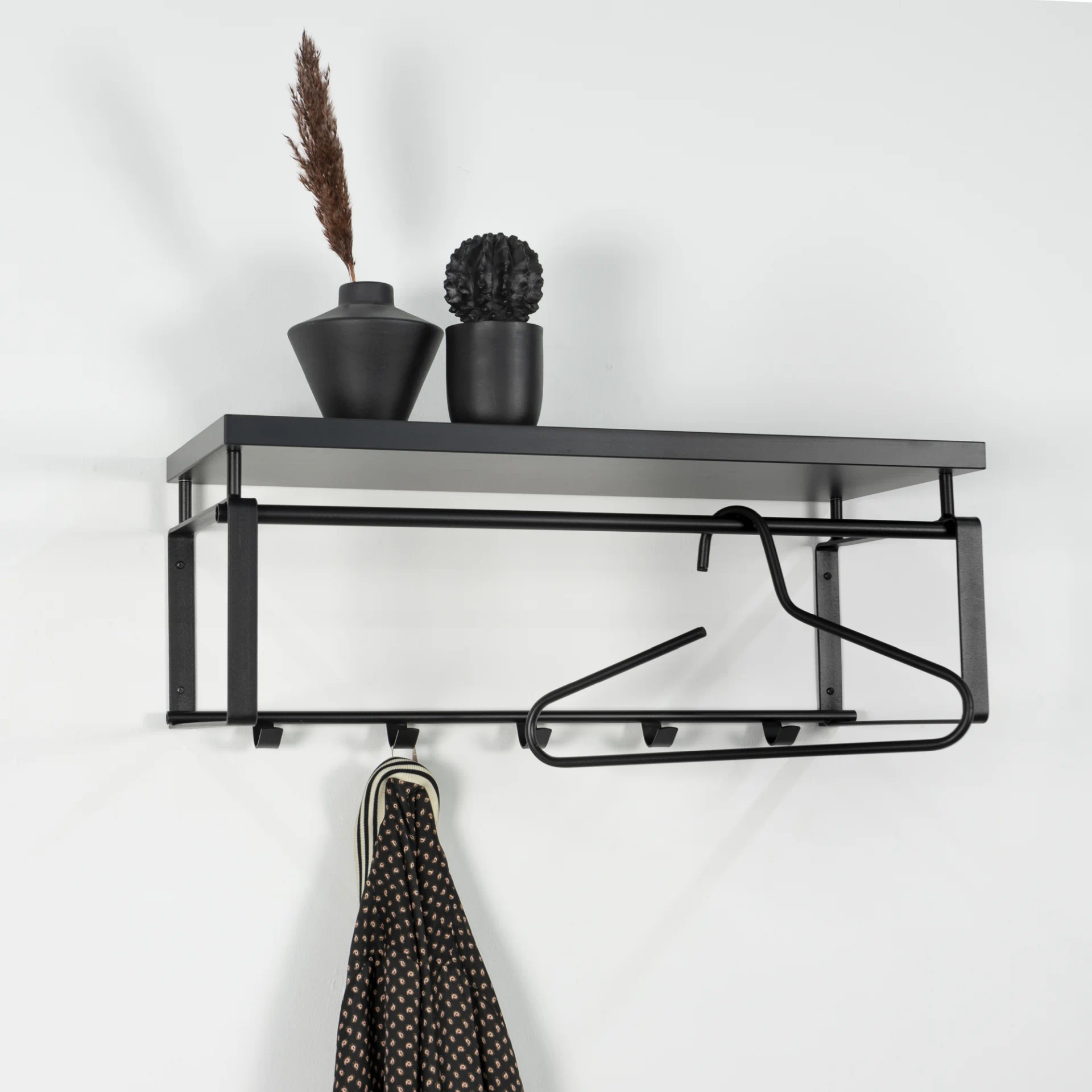 Spinder Design Rex 3 Wandgarderobe Schwarz
