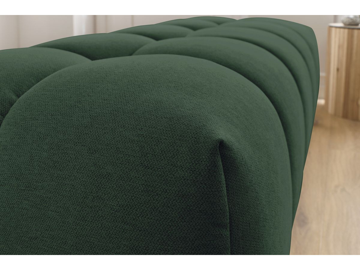 Bobochic Mont-blanc Pouf Melange-Stoff Grün