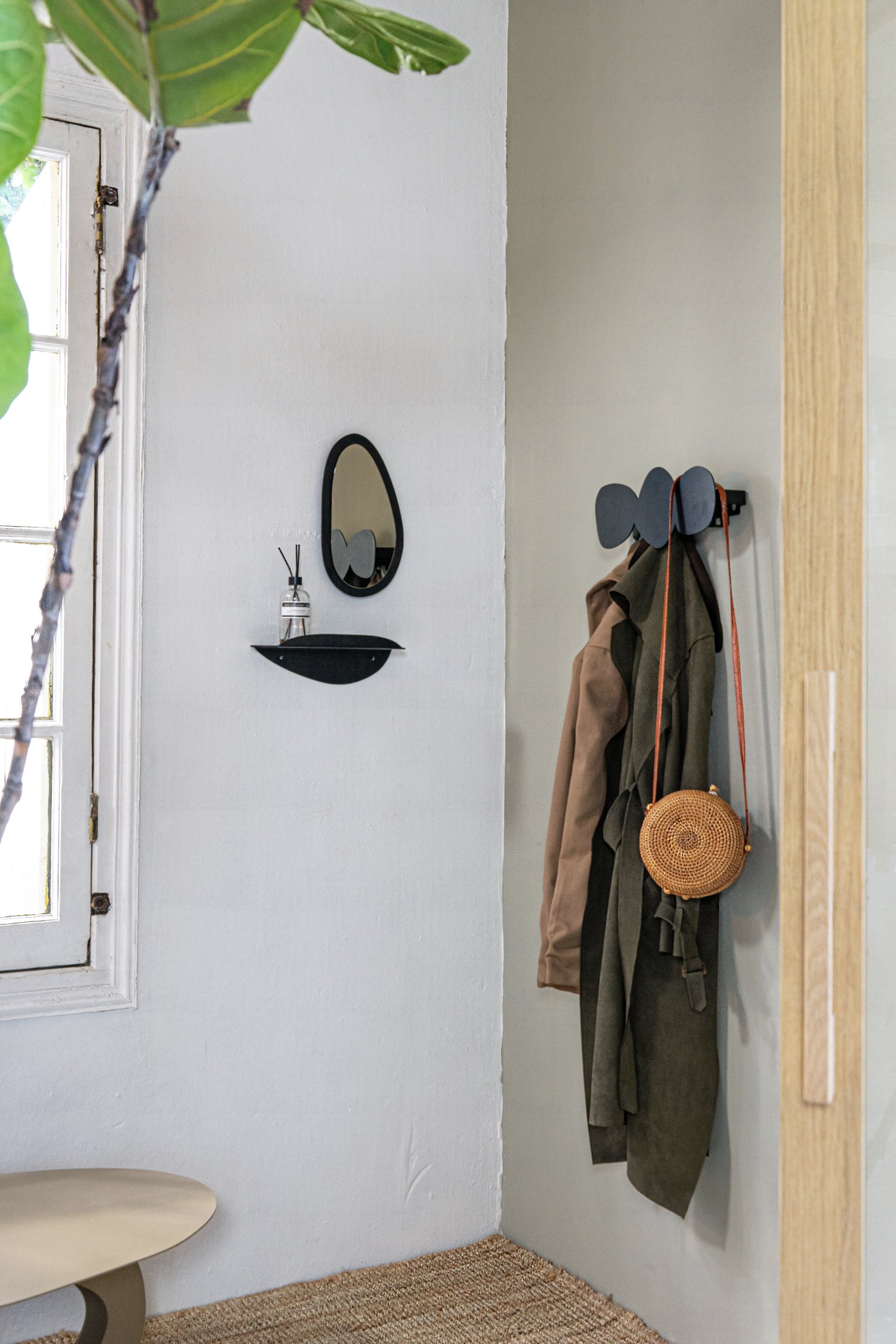 Spinder Design Spiegel Pipa Top Schwarz