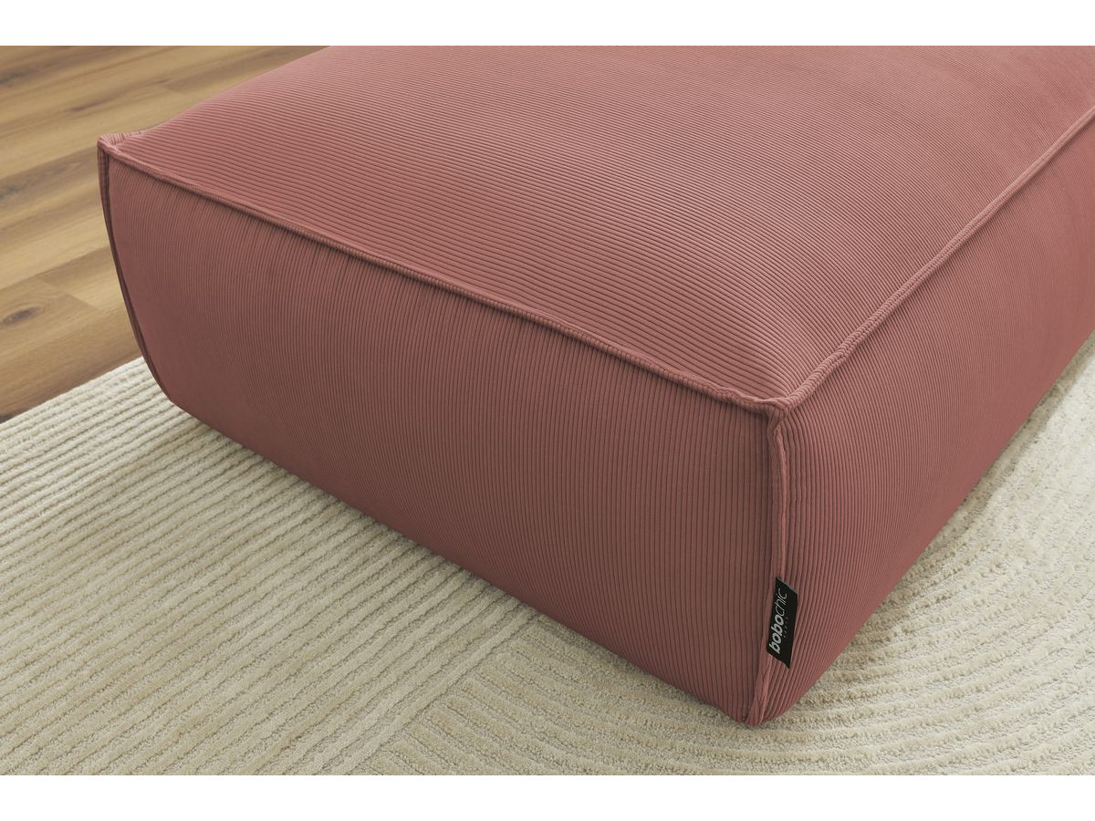 Bobochic Boheme Pouf Cordsamt Rosa