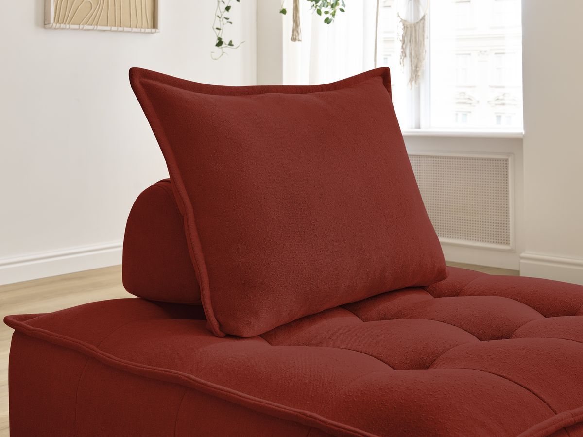 Bobochic Elisa Sofamodul 1-Sitzer Strukturstoff Orange
