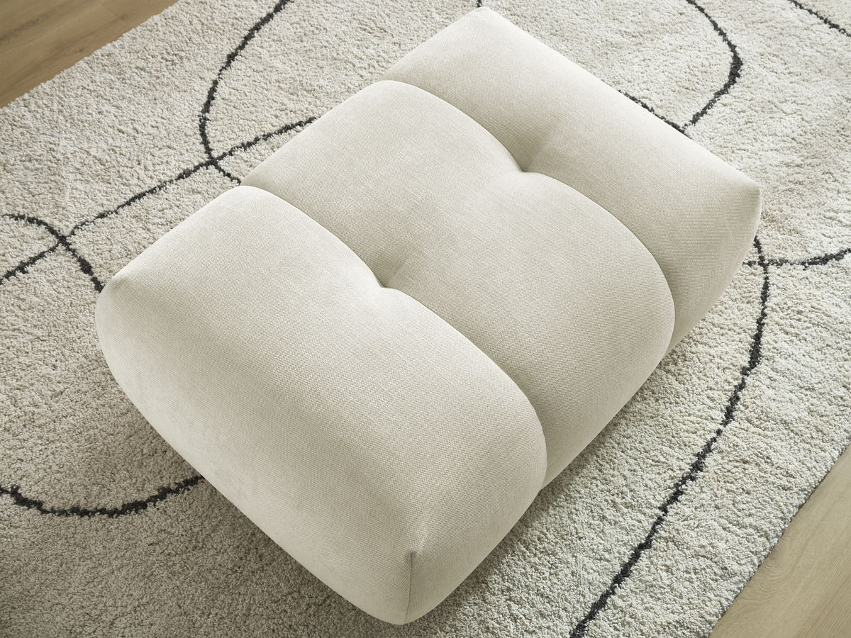 Bobochic Fuji Pouf Stoff Beige
