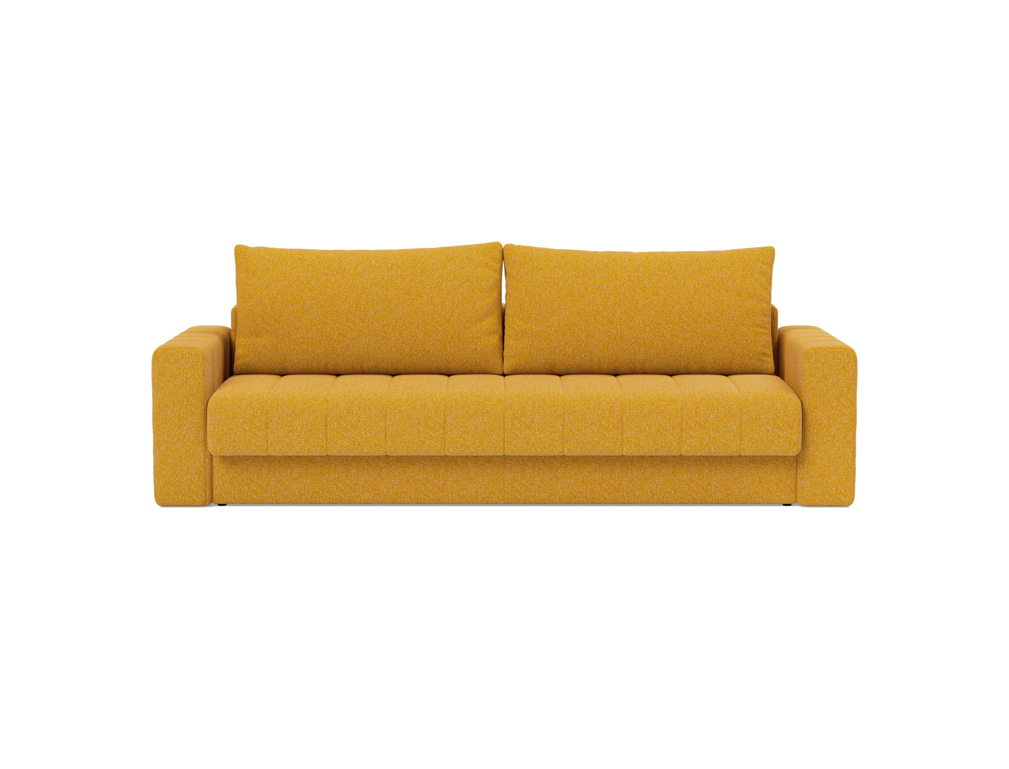 Schlafsofa Akello mit Armlehnen Boucle Skandi 536-Ochre