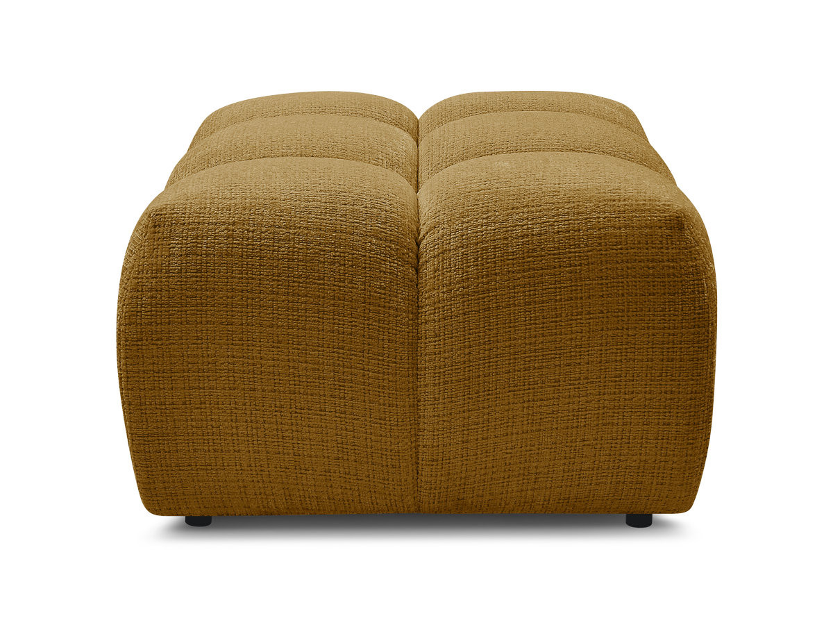 Bobochic Melisse Pouf Strukturstoff Gelb