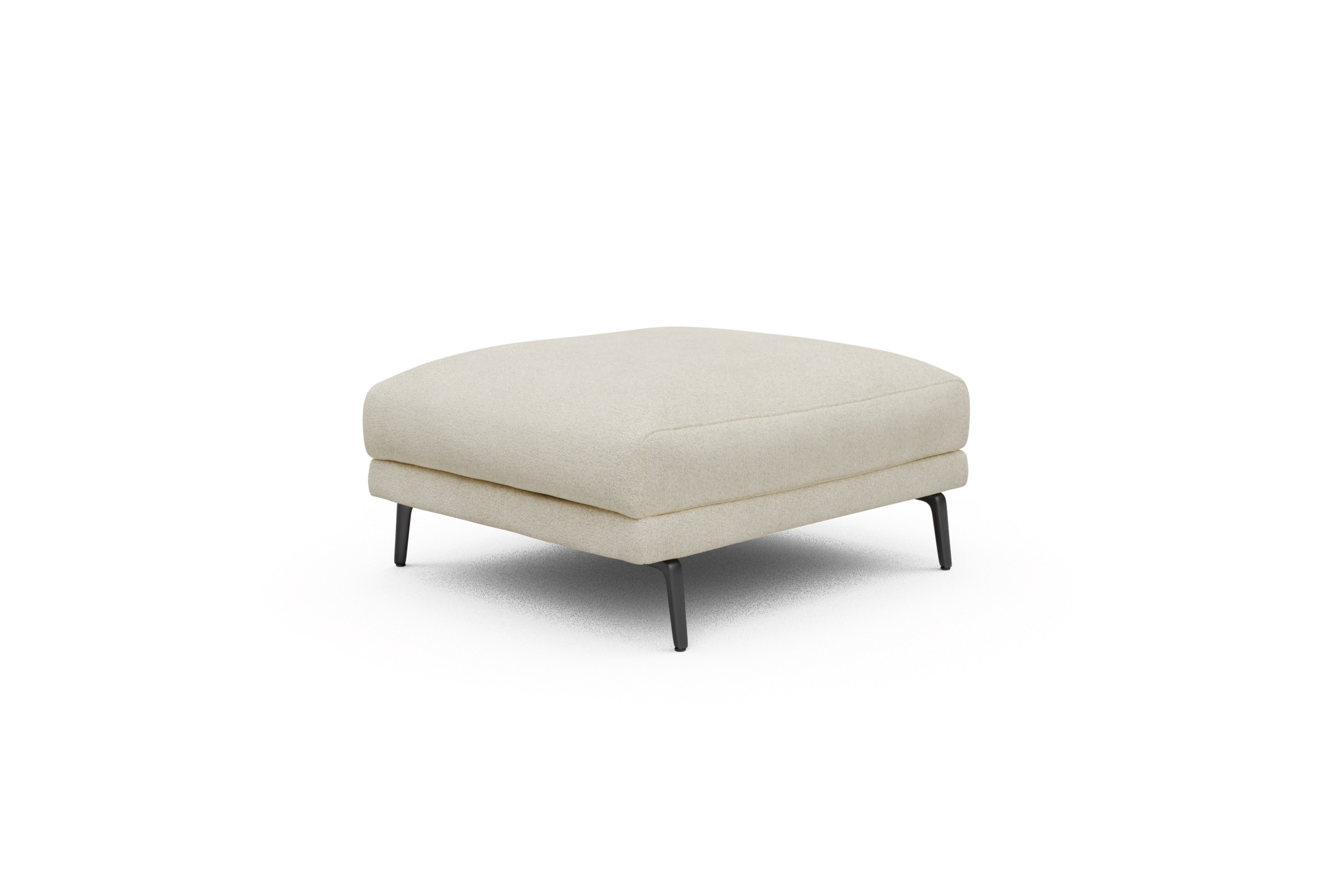 Sitzhocker Karl Boucle-Off-White