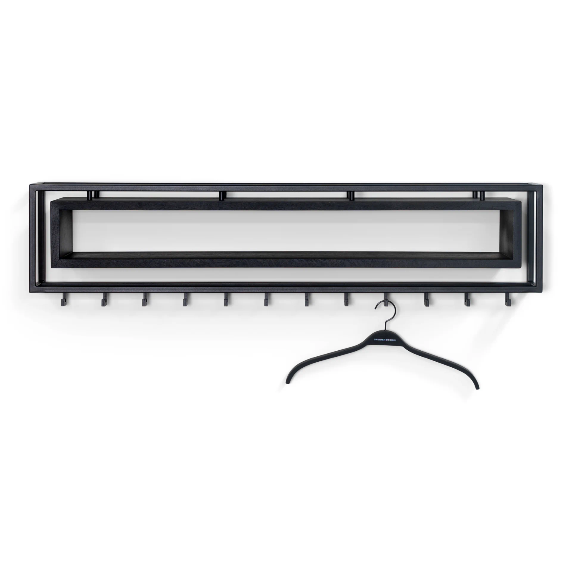 Spinder Design School 120 Wandgarderobe Schwarz
